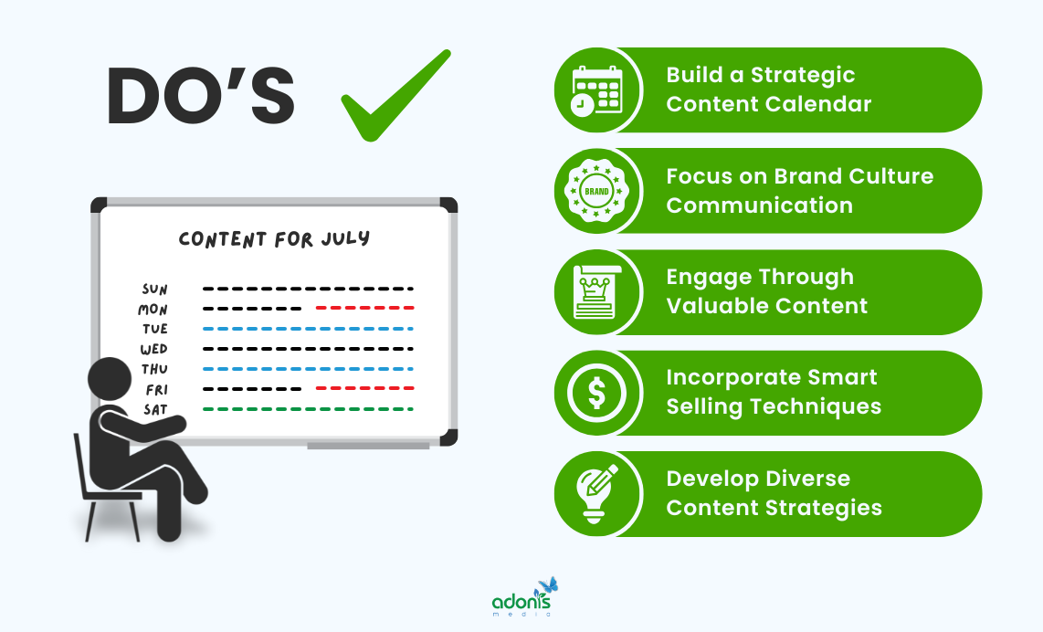 Do's of social media sharing