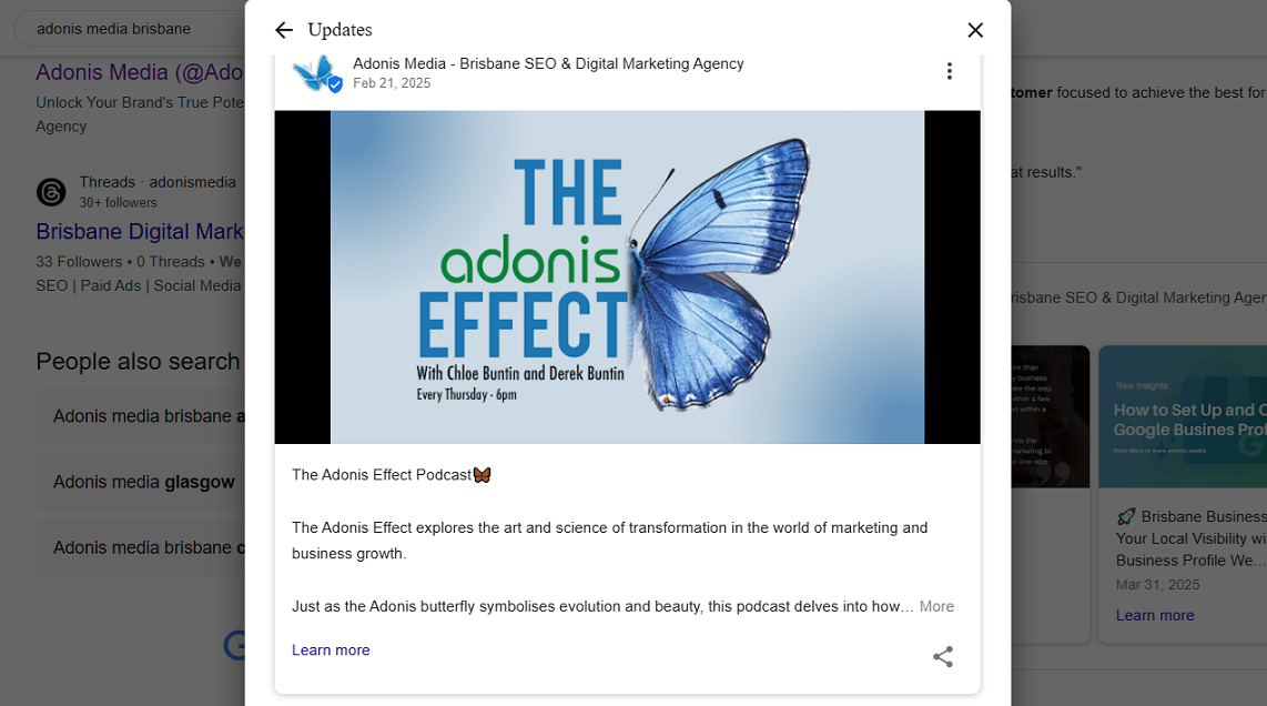 Adonis Media updates in GBP