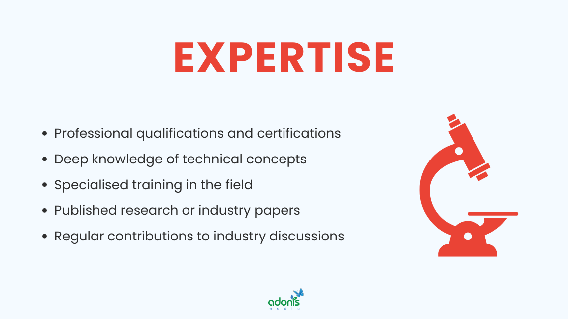 Expertise in EEAT and how to exhibit it