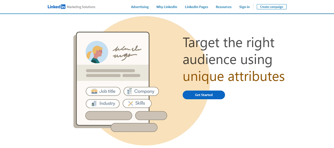 LinkedIn Ads website