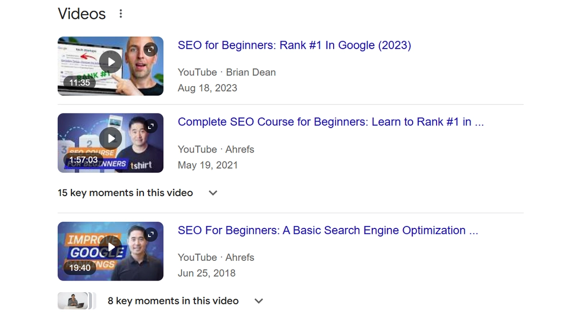 Video schema example