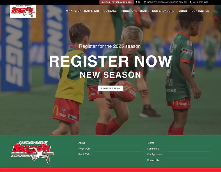 Wynnum Manly Juniors Old Website